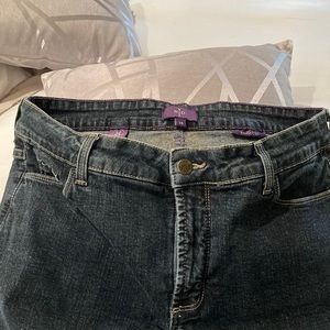 NYDJ size 14. Dark blue stretch denim